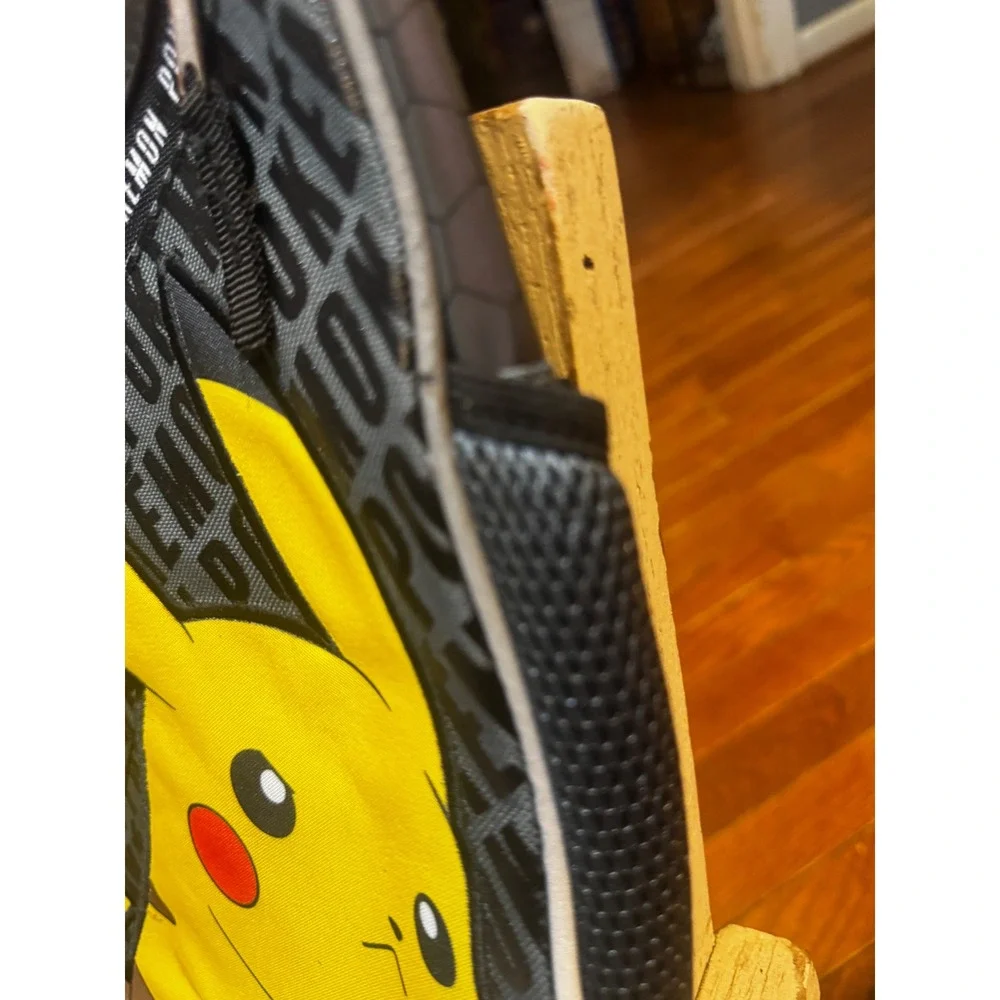 Pokemon Pikachu Kids Backpack Bioworld Gray Black Reflective Safety School Bag